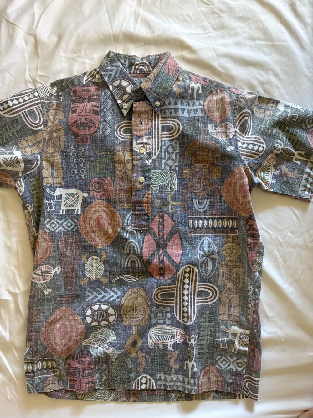 reyn spooner Multicolor Tribal Print Short-Sleeve Button-Down Shirt